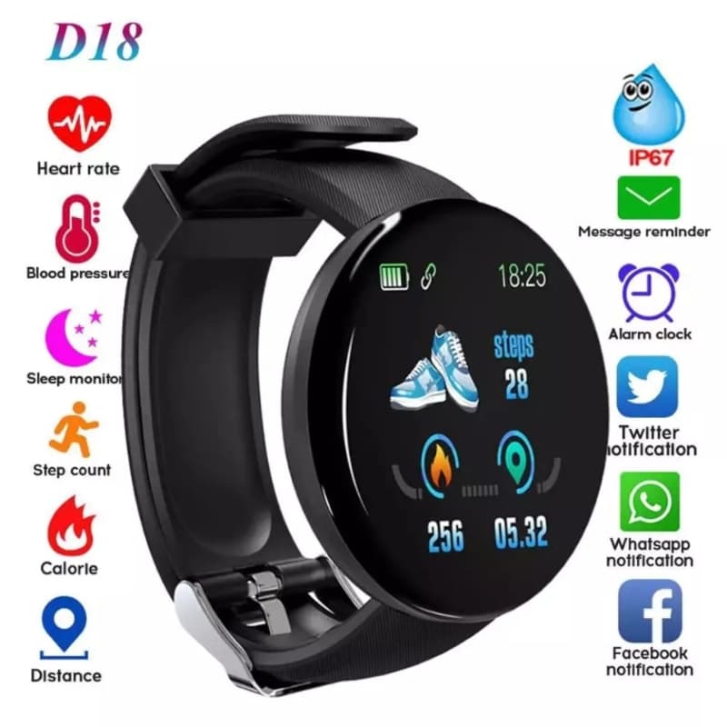 D18s Smart Watch For Men Women 1.44in Smart Watch