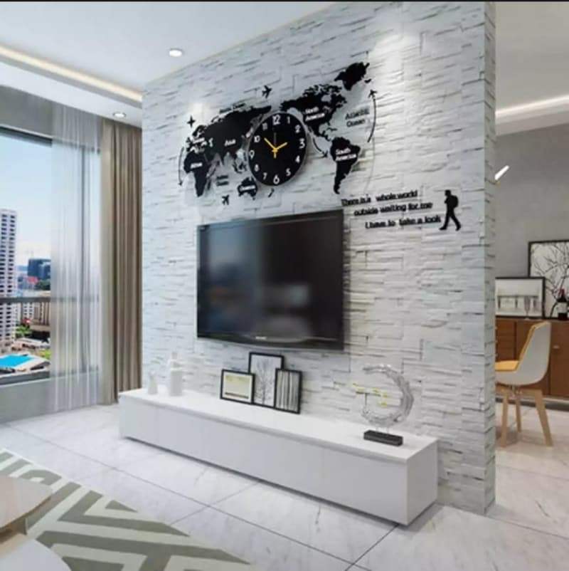 World Map Wooden wall clock || Clock for home & Offices || Wall clock new d