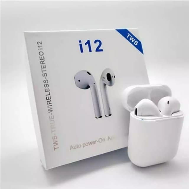 i12 Airpods | i12 tws touch Sensor Airpods | High Quality Bluetooth V 5.0 W