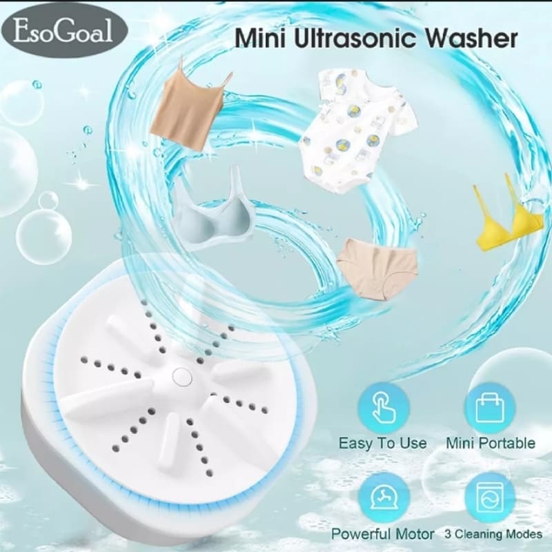 Ultrasonic Washing Machine | Mini turbine washing machine