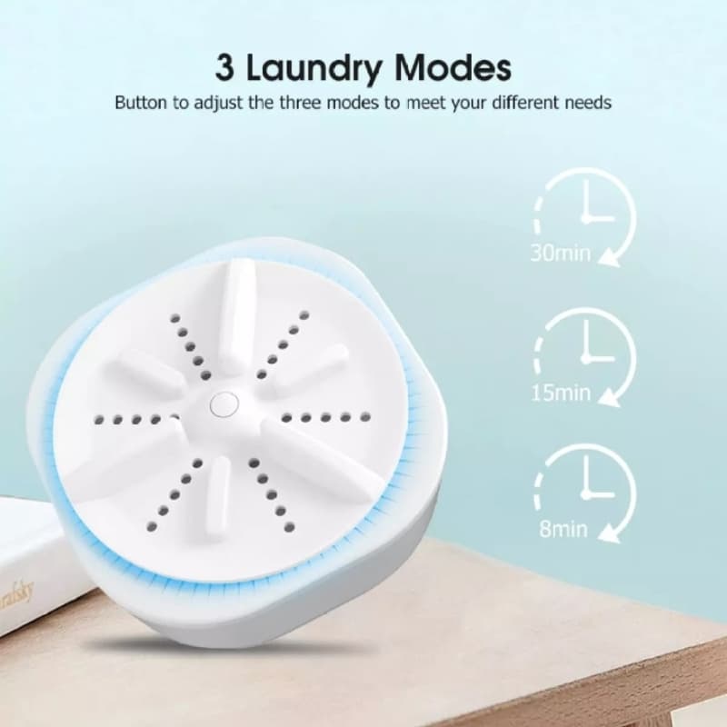 Ultrasonic Washing Machine | Mini turbine washing machine