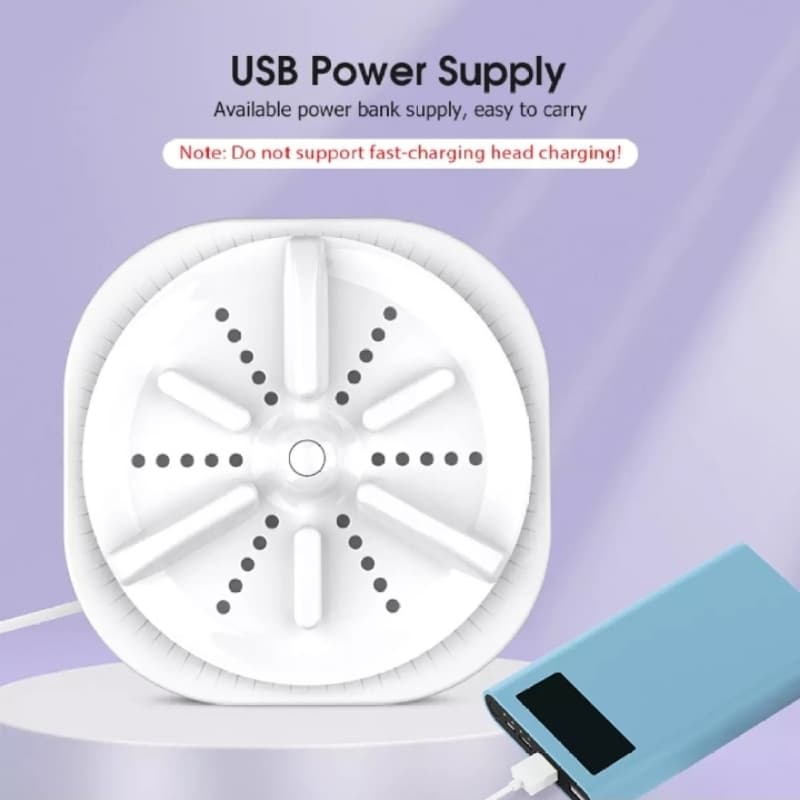 Ultrasonic Washing Machine | Mini turbine washing machine